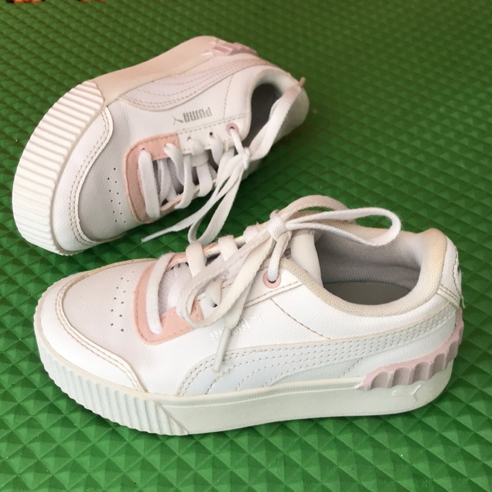 PUMA Cali Sport Toddler Girls Platform Leather Sneakers | 12